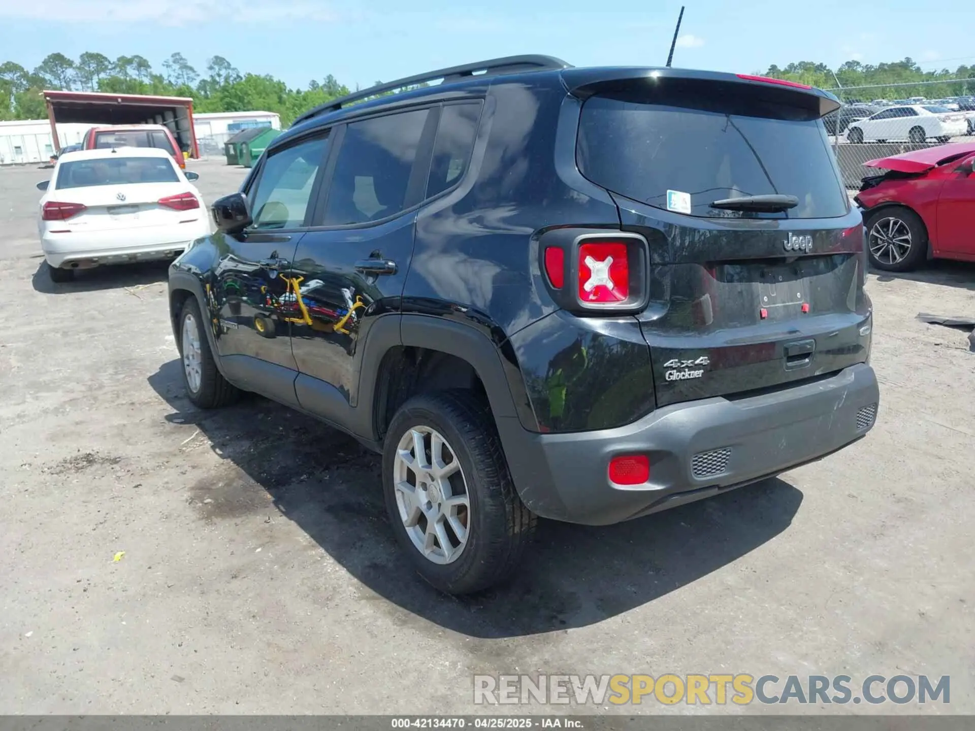 3 fotografías del automóvil dañado ZACNJBBB8KPJ76382 JEEP RENEGADE 2019