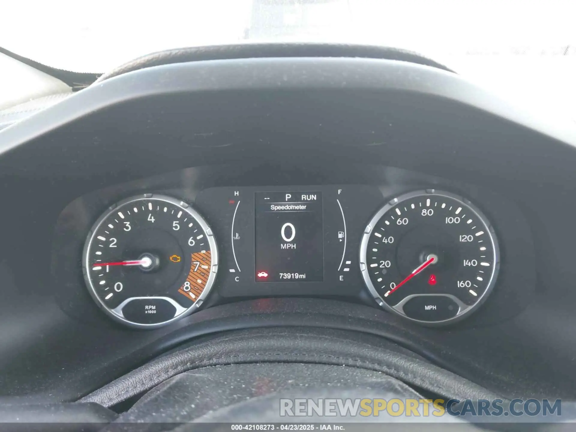 7 fotografías del automóvil dañado ZACNJBBB8KPK31087 JEEP RENEGADE 2019