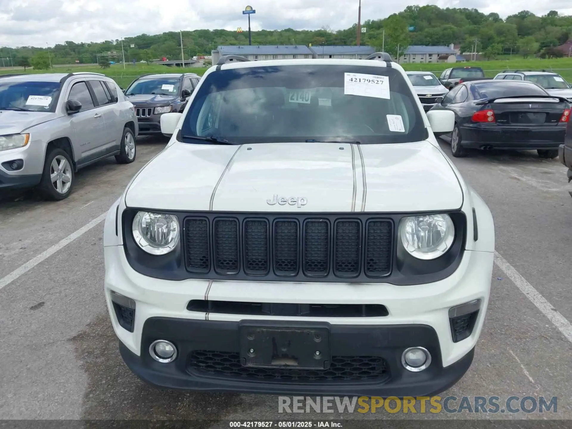 12 fotografías del automóvil dañado ZACNJBBB8KPK73971 JEEP RENEGADE 2019
