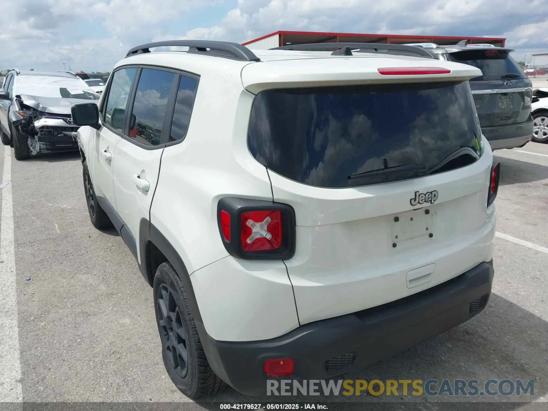 3 fotografías del automóvil dañado ZACNJBBB8KPK73971 JEEP RENEGADE 2019