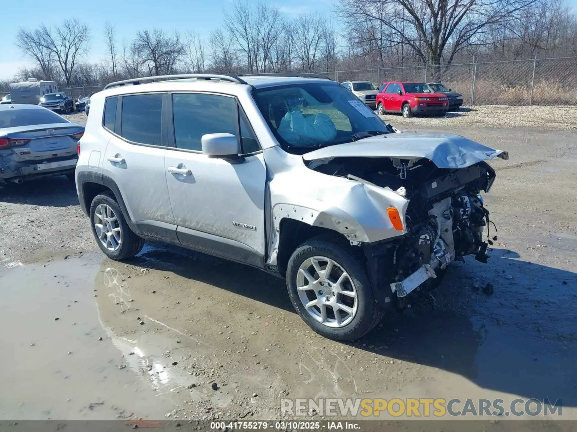 1 fotografías del automóvil dañado ZACNJBBB9KPK32023 JEEP RENEGADE 2019