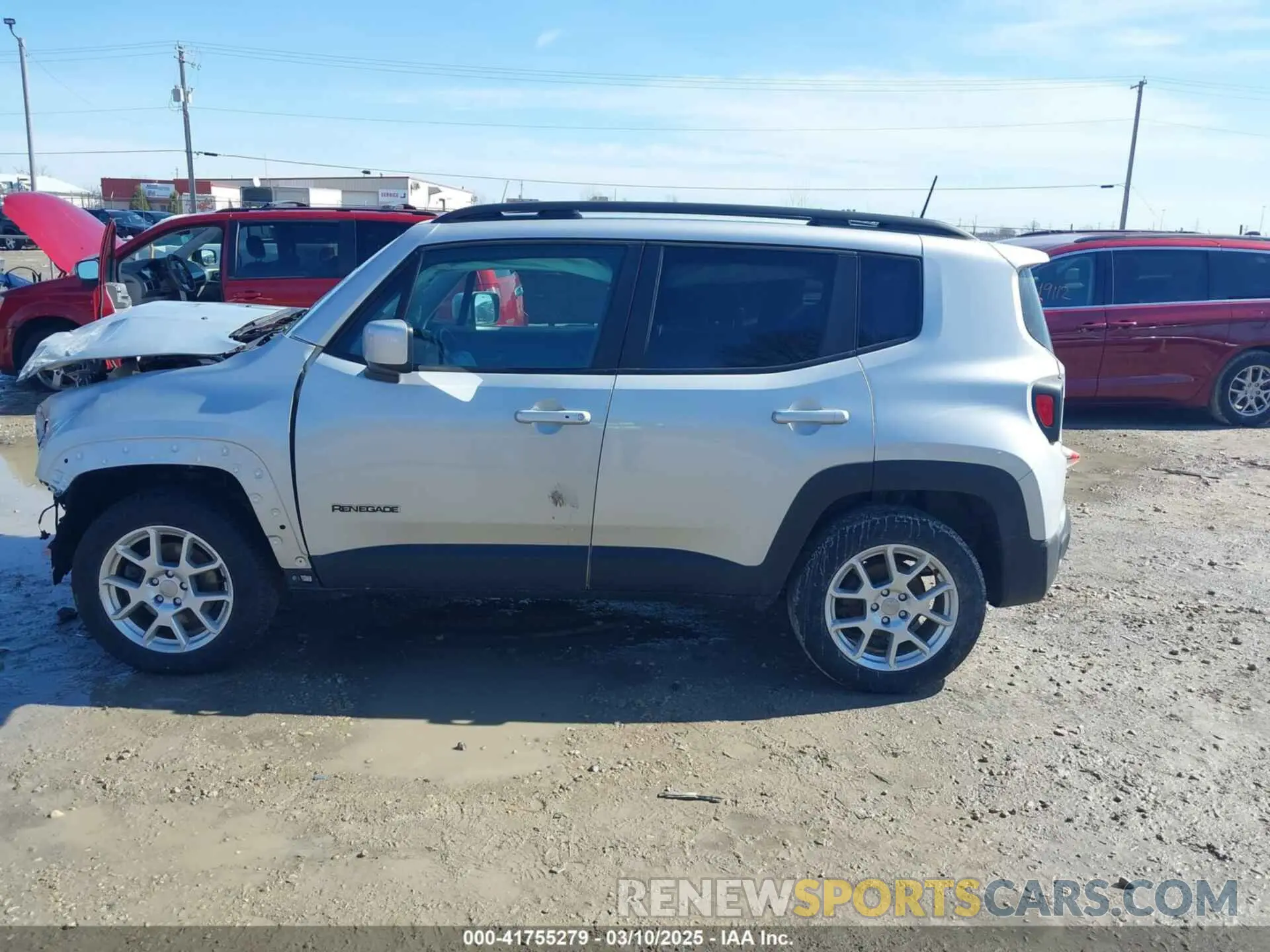 14 fotografías del automóvil dañado ZACNJBBB9KPK32023 JEEP RENEGADE 2019
