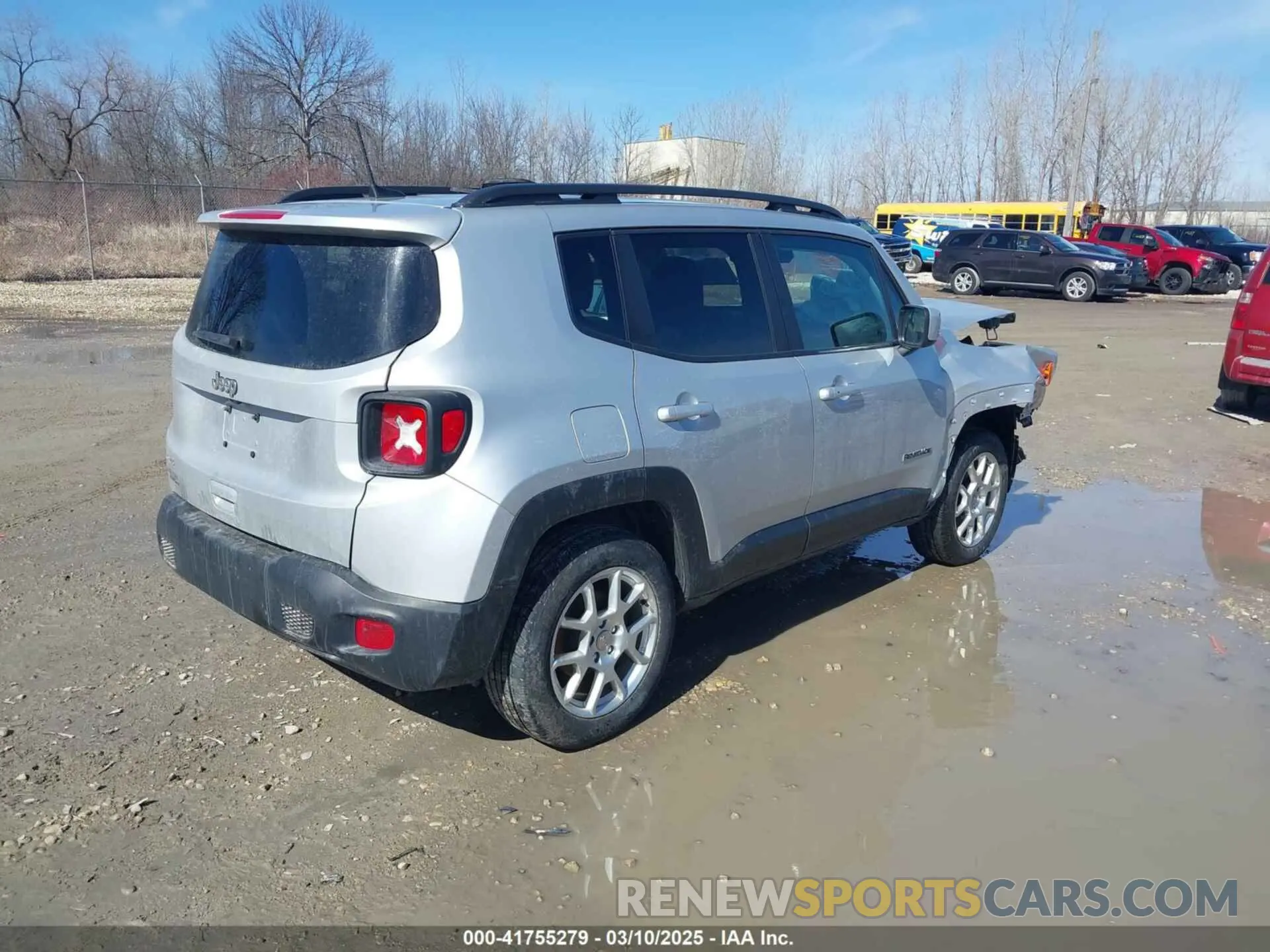 4 fotografías del automóvil dañado ZACNJBBB9KPK32023 JEEP RENEGADE 2019