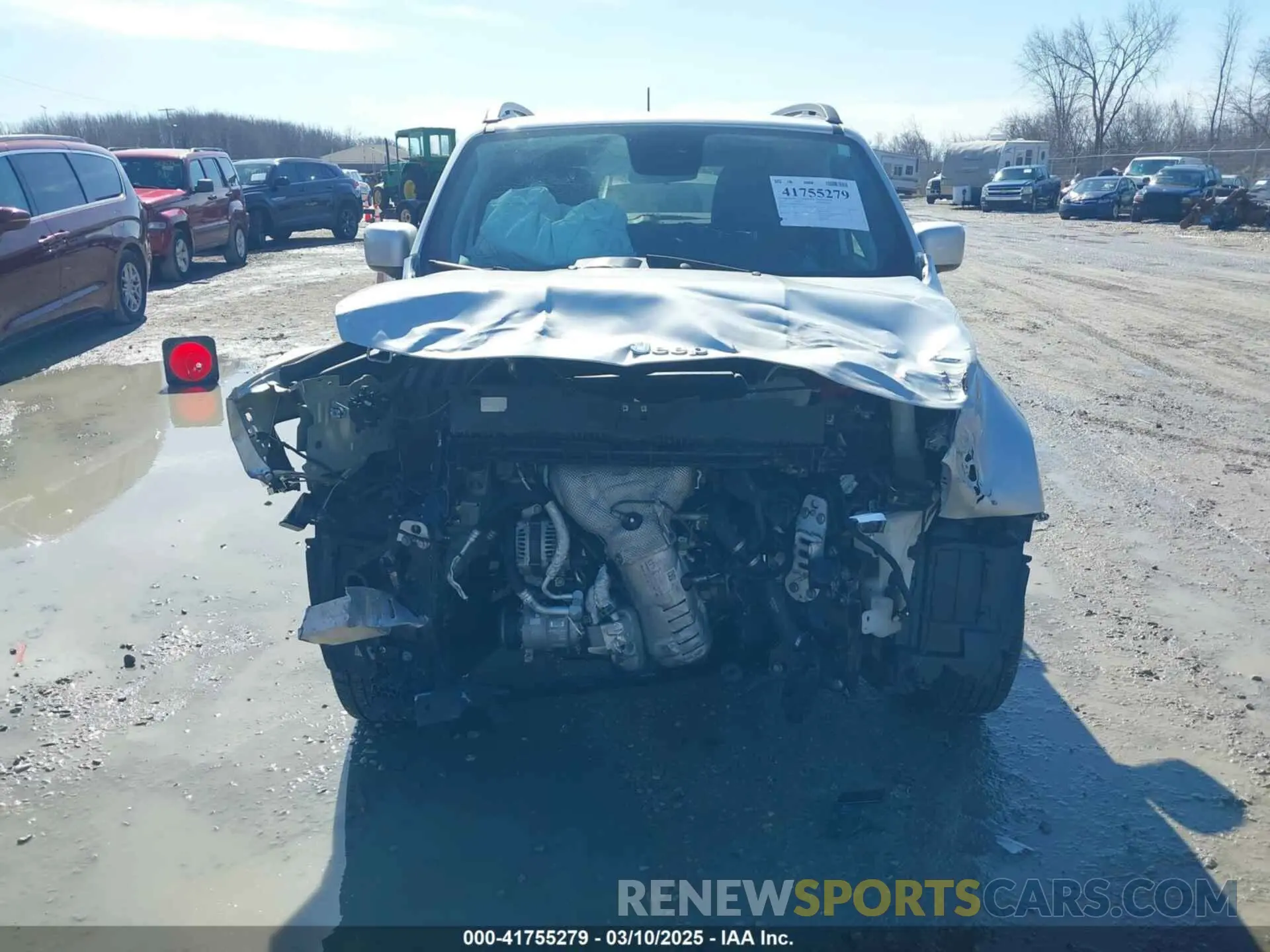 6 fotografías del automóvil dañado ZACNJBBB9KPK32023 JEEP RENEGADE 2019