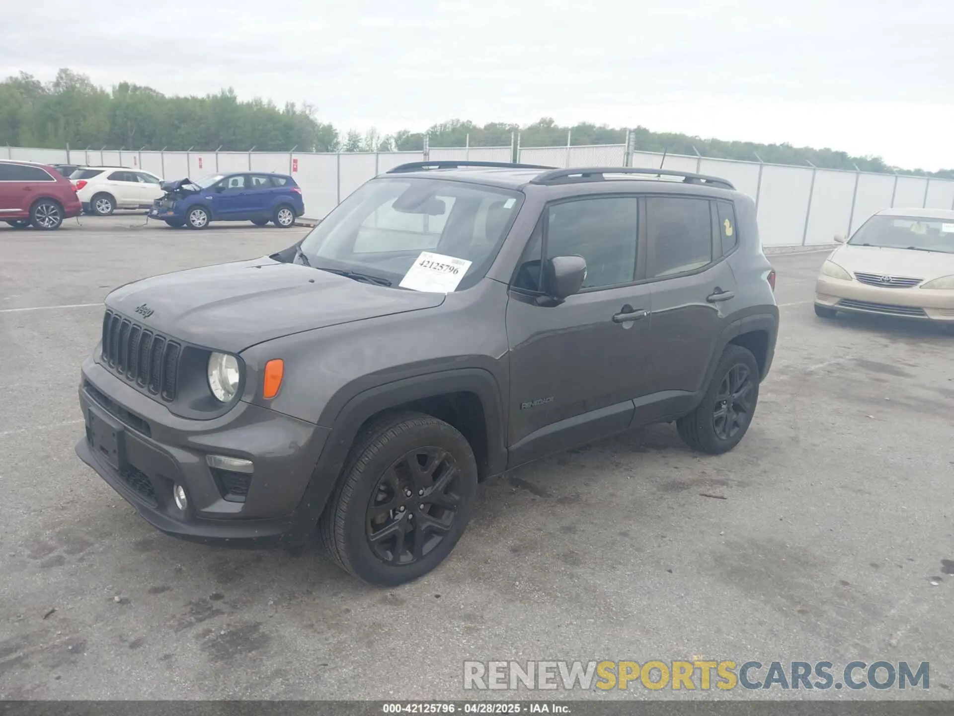 2 fotografías del automóvil dañado ZACNJBBBXKPJ77405 JEEP RENEGADE 2019