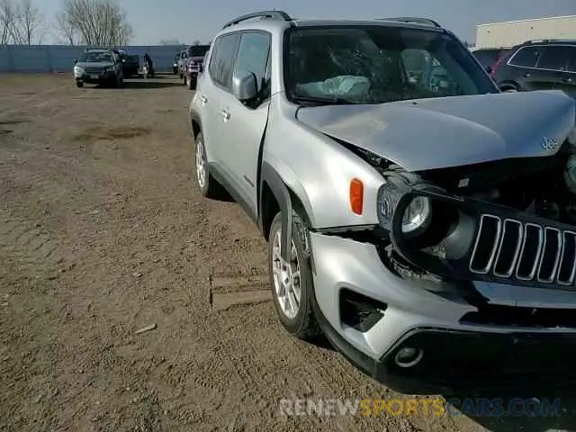 11 fotografías del automóvil dañado ZACNJBBBXKPK03355 JEEP RENEGADE 2019