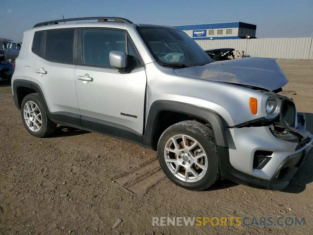 4 fotografías del automóvil dañado ZACNJBBBXKPK03355 JEEP RENEGADE 2019