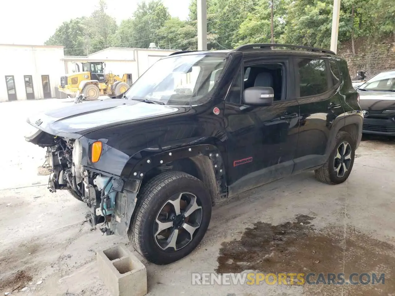1 fotografías del automóvil dañado ZACNJBC11KPK05159 JEEP RENEGADE 2019
