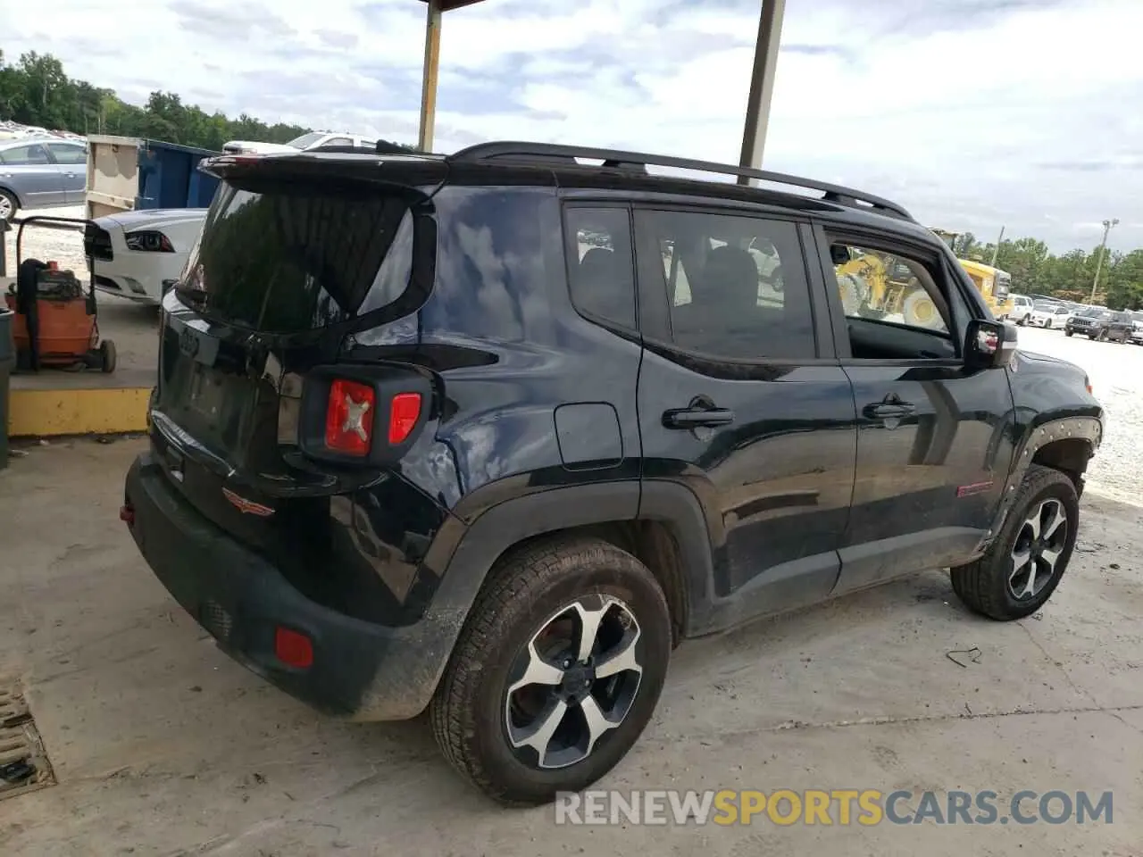3 fotografías del automóvil dañado ZACNJBC11KPK05159 JEEP RENEGADE 2019