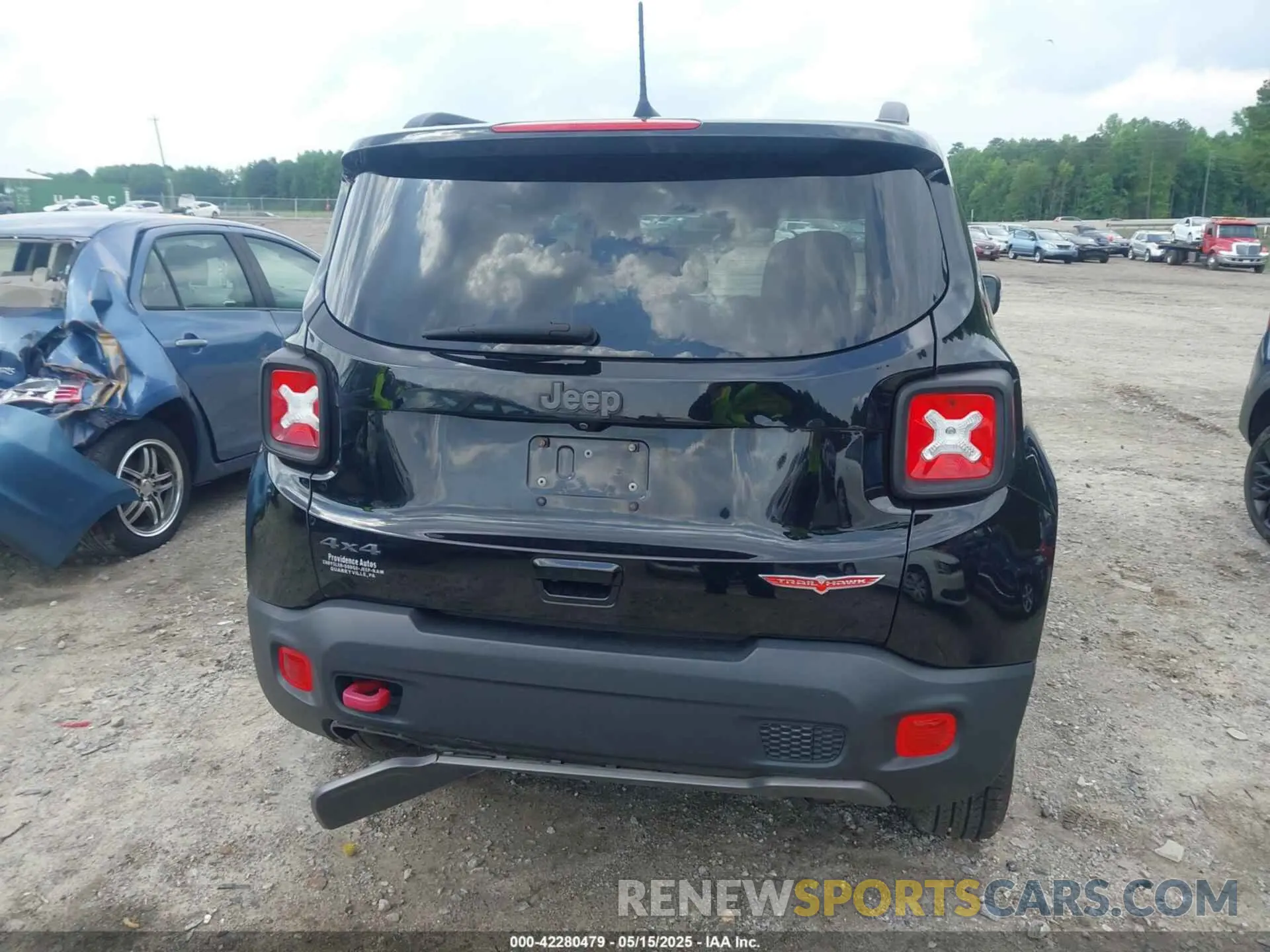 16 fotografías del automóvil dañado ZACNJBC14KPK13840 JEEP RENEGADE 2019