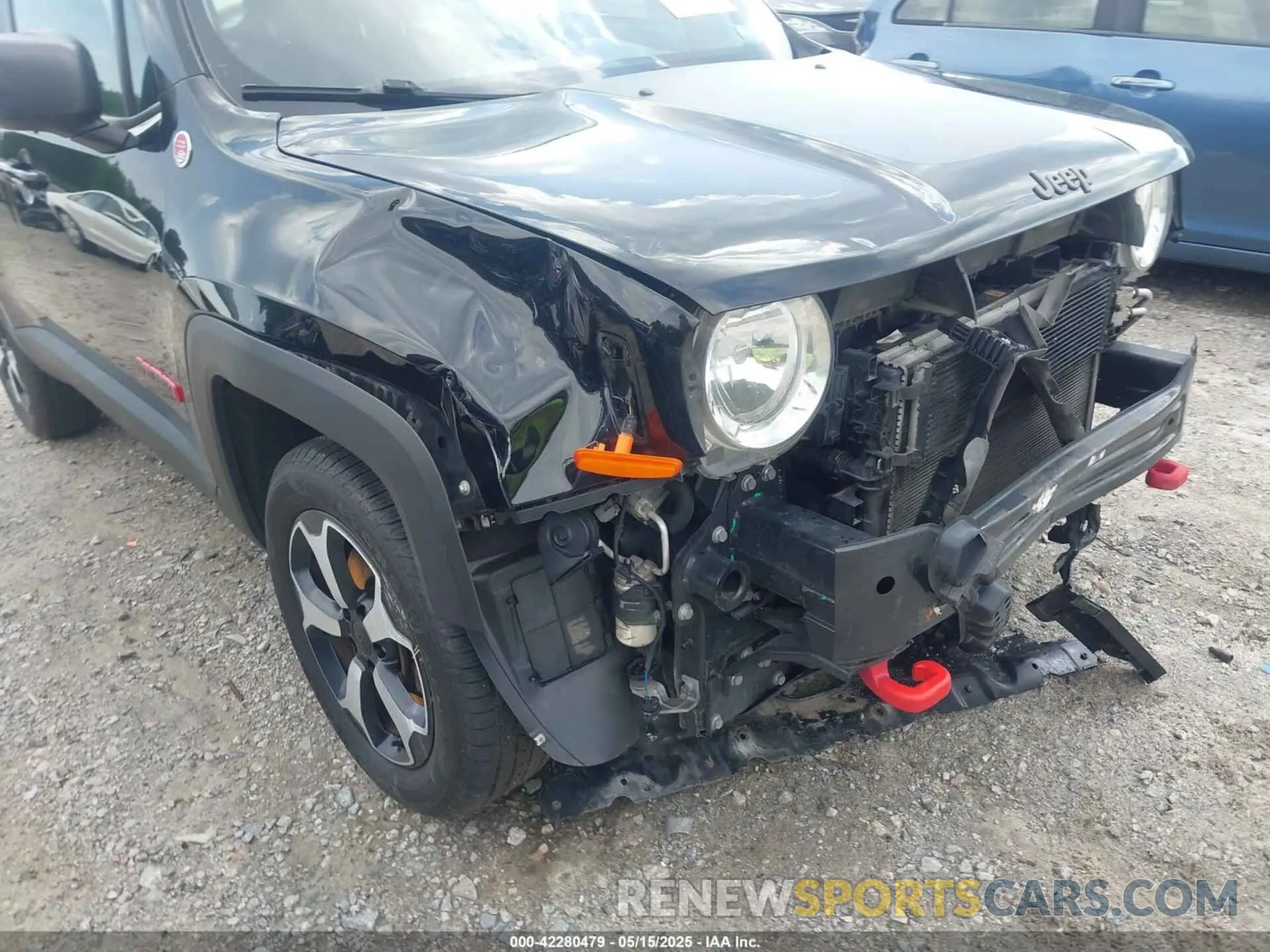19 fotografías del automóvil dañado ZACNJBC14KPK13840 JEEP RENEGADE 2019