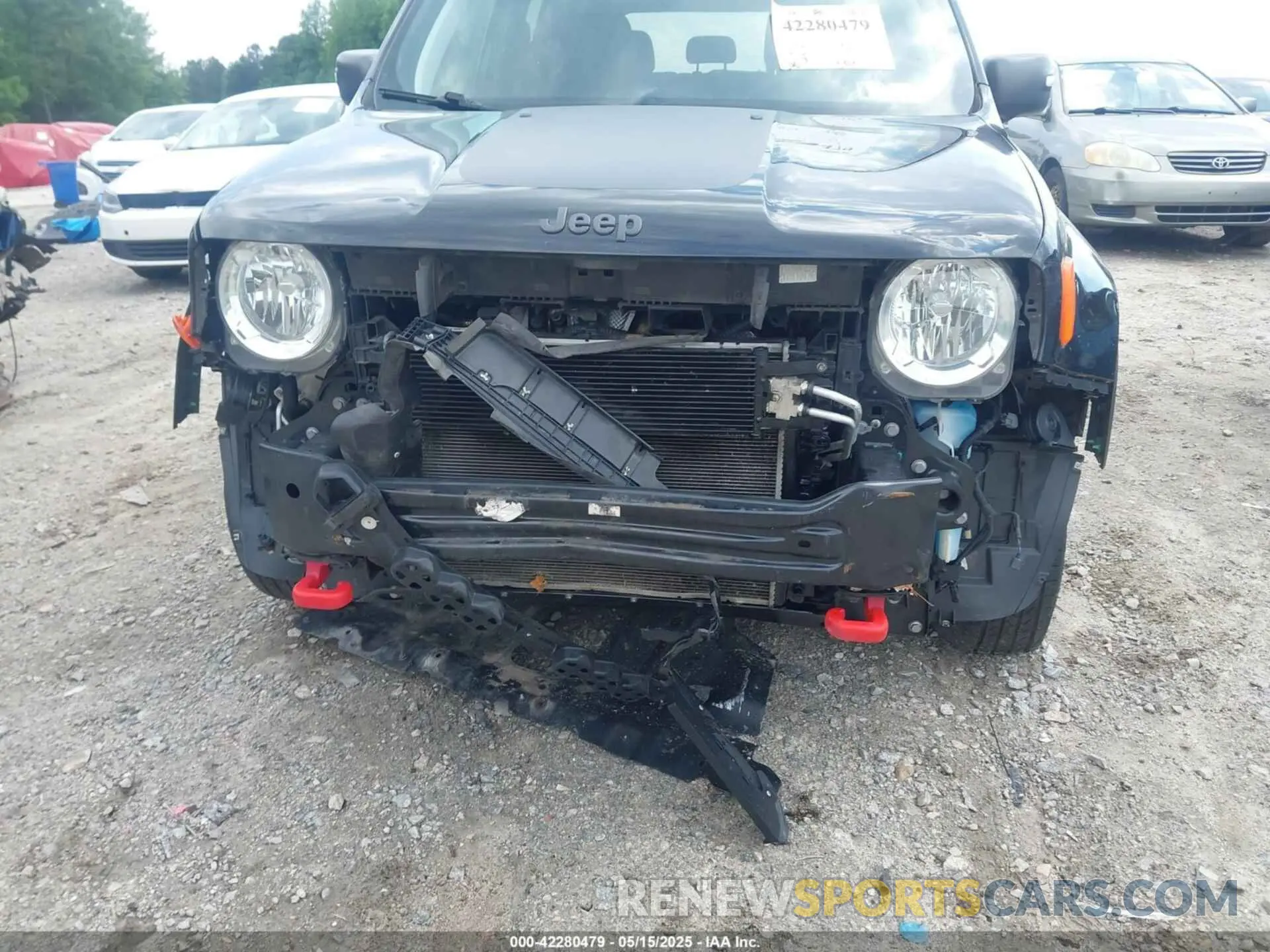 6 fotografías del automóvil dañado ZACNJBC14KPK13840 JEEP RENEGADE 2019
