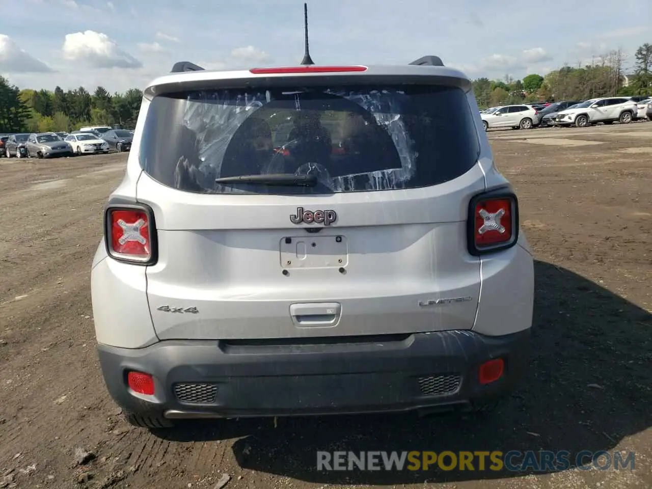6 fotografías del automóvil dañado ZACNJBD18KPJ93686 JEEP RENEGADE 2019