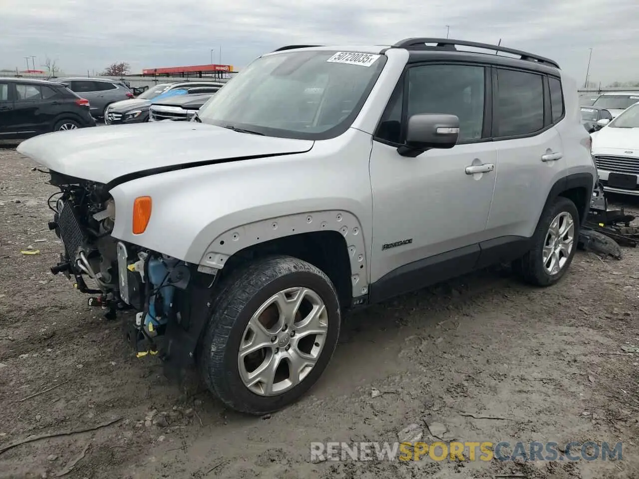 1 fotografías del automóvil dañado ZACNJBD18KPJ93770 JEEP RENEGADE 2019