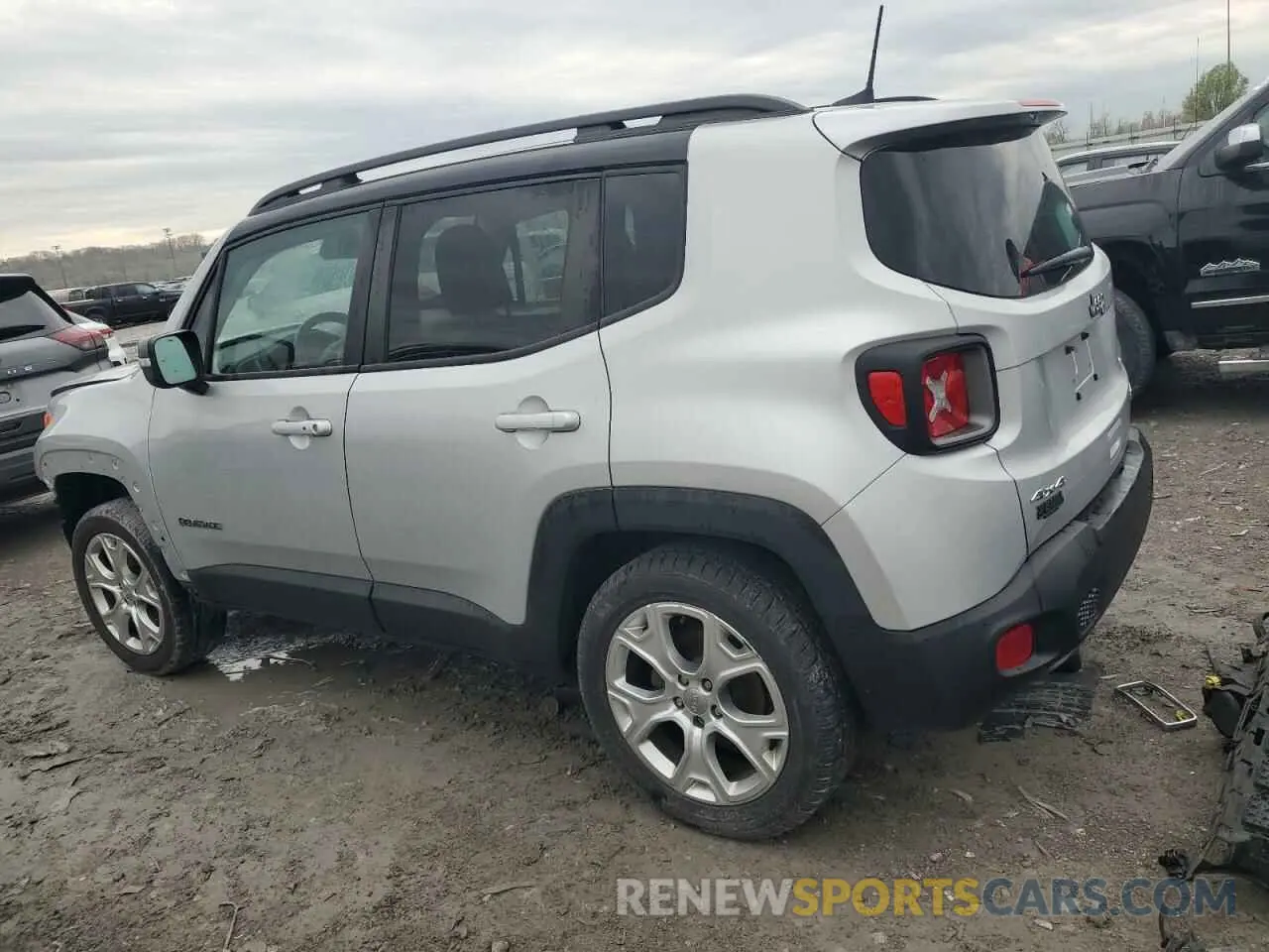 2 fotografías del automóvil dañado ZACNJBD18KPJ93770 JEEP RENEGADE 2019