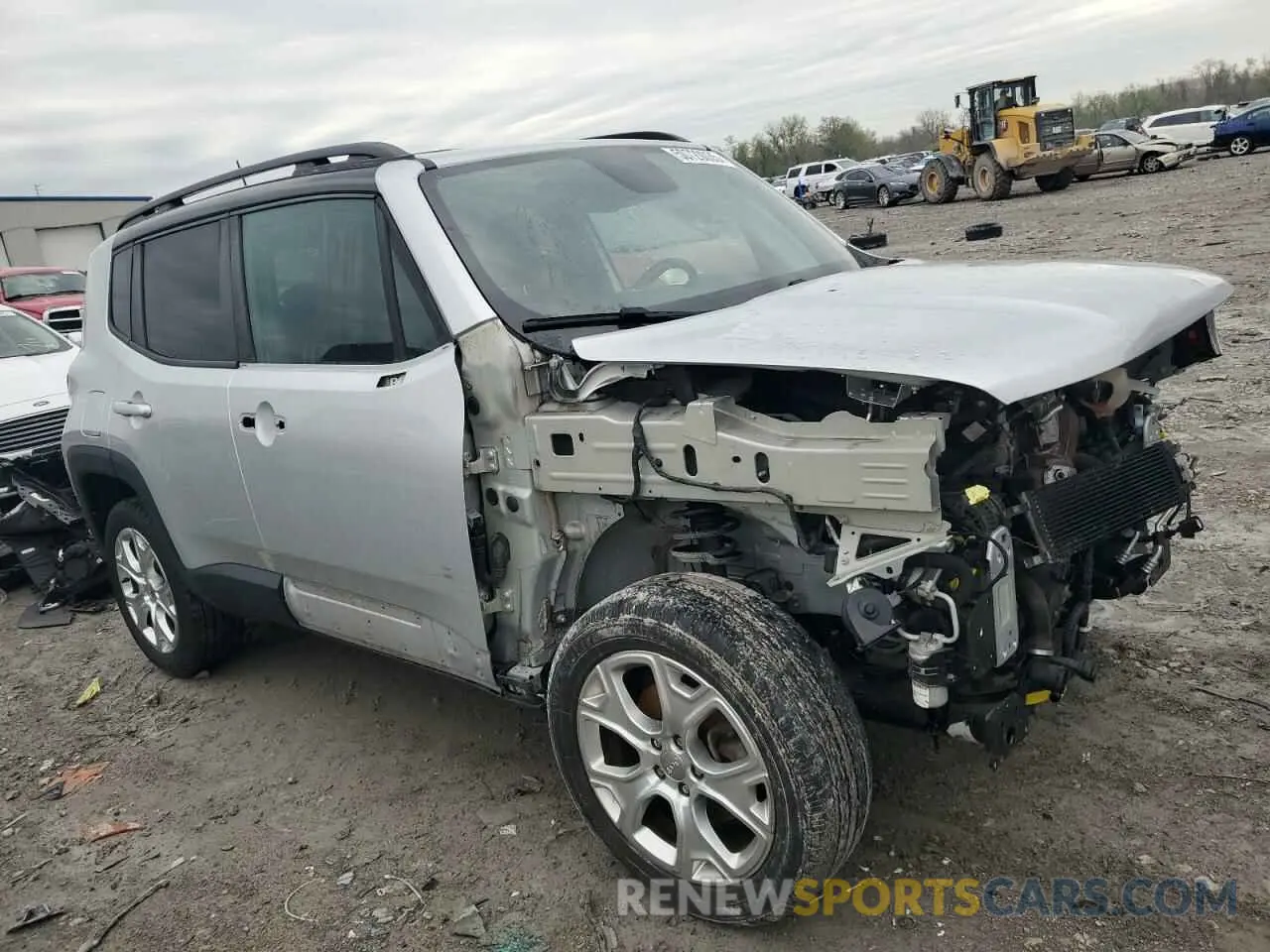 4 fotografías del automóvil dañado ZACNJBD18KPJ93770 JEEP RENEGADE 2019