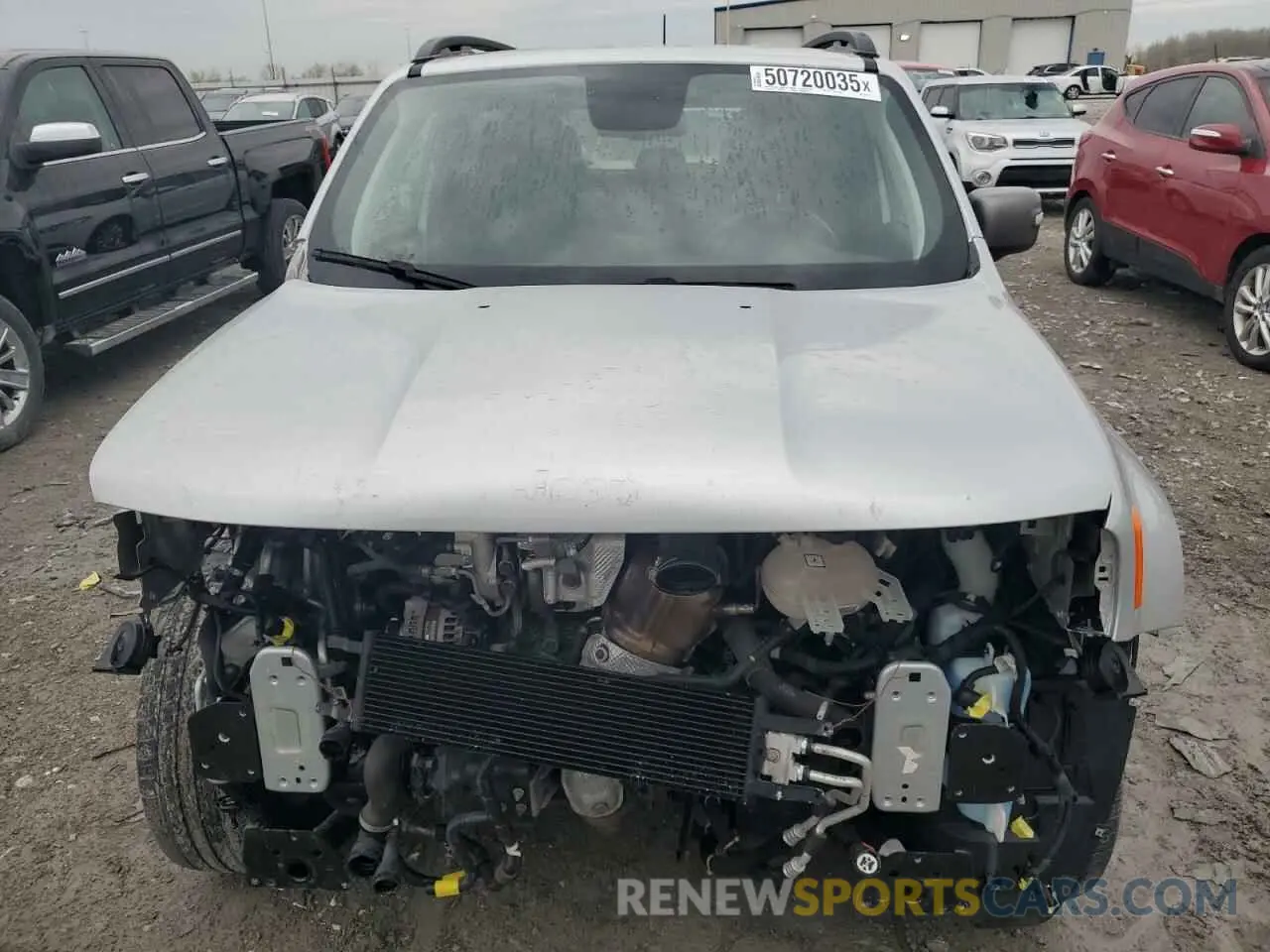 5 fotografías del automóvil dañado ZACNJBD18KPJ93770 JEEP RENEGADE 2019