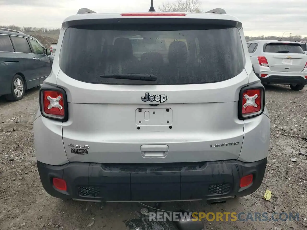 6 fotografías del automóvil dañado ZACNJBD18KPJ93770 JEEP RENEGADE 2019