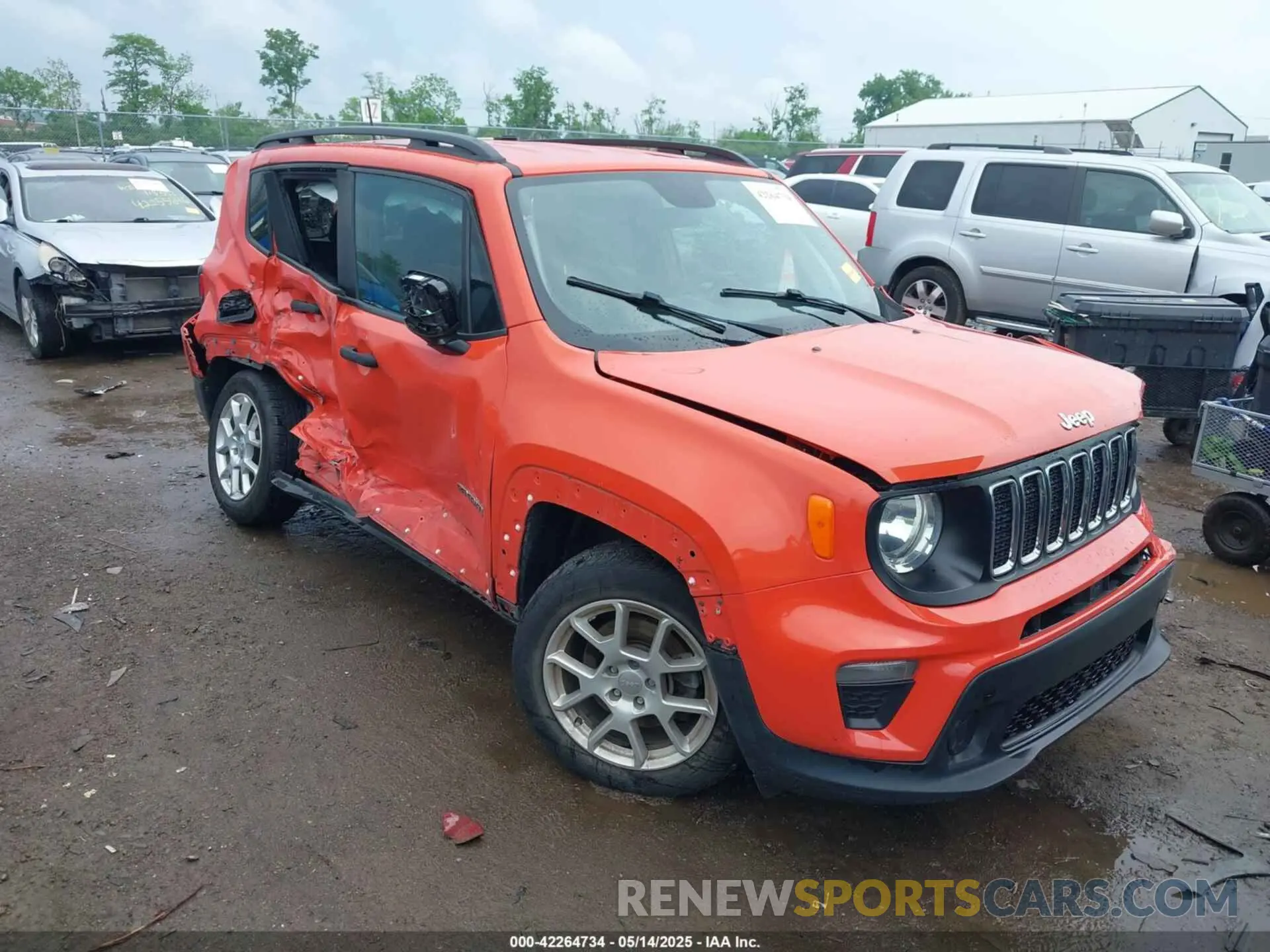 1 fotografías del automóvil dañado ZACNJAAB0LPL08984 JEEP RENEGADE 2020
