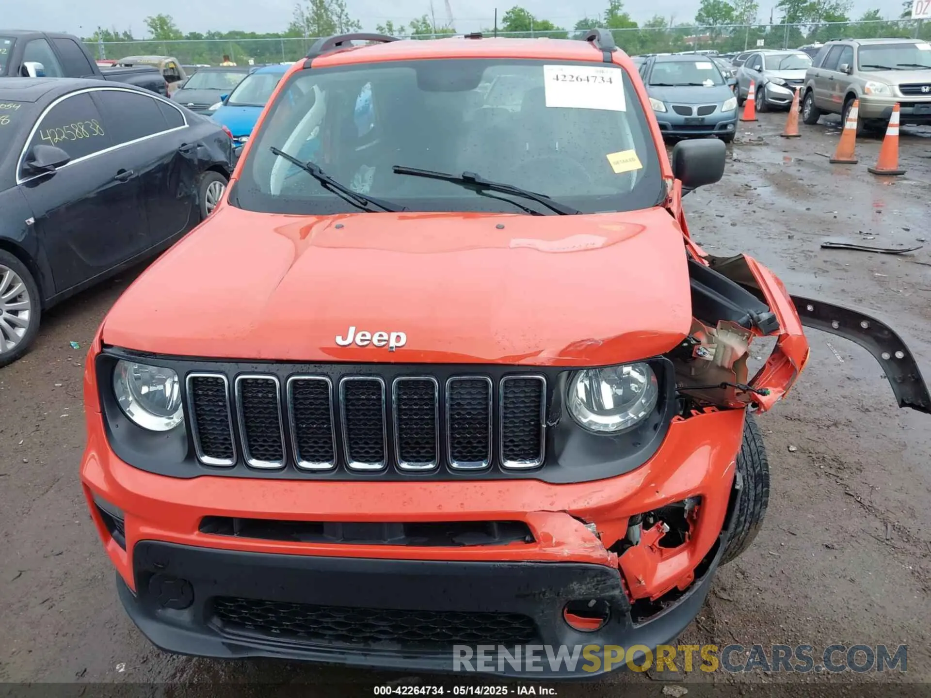 12 fotografías del automóvil dañado ZACNJAAB0LPL08984 JEEP RENEGADE 2020