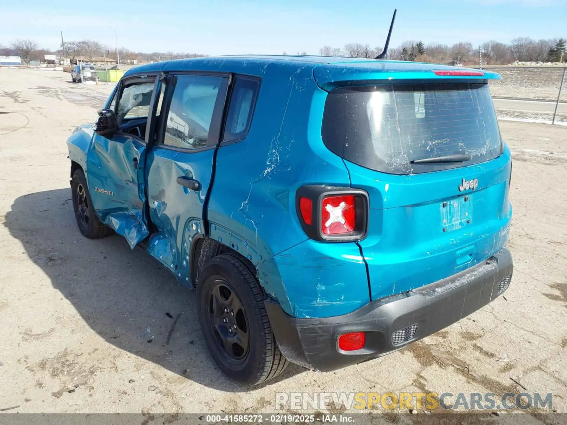 3 fotografías del automóvil dañado ZACNJAAB1LPL35899 JEEP RENEGADE 2020