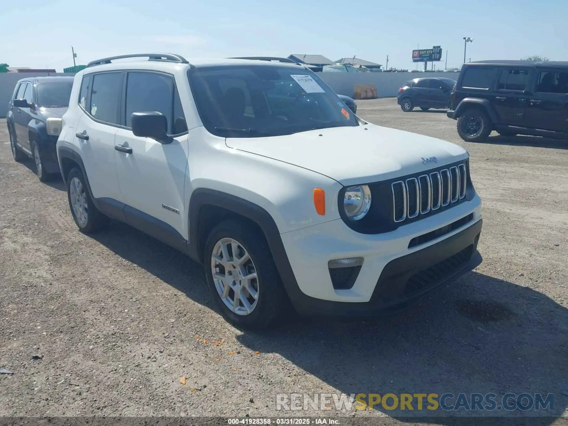 1 fotografías del automóvil dañado ZACNJAAB1LPL72466 JEEP RENEGADE 2020