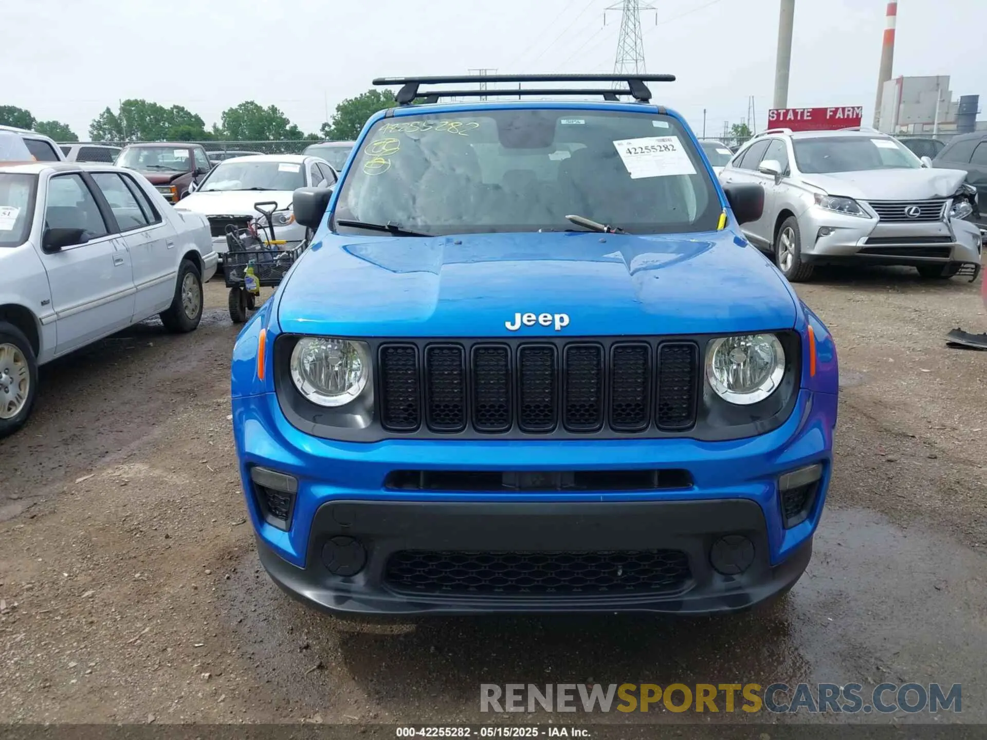 12 fotografías del automóvil dañado ZACNJAAB1LPL75674 JEEP RENEGADE 2020