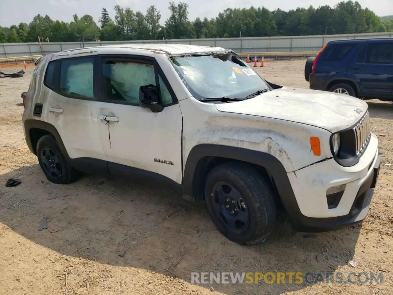 4 fotografías del automóvil dañado ZACNJAAB2LPL13149 JEEP RENEGADE 2020
