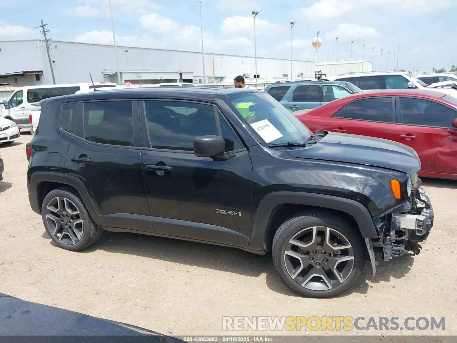 14 fotografías del automóvil dañado ZACNJAAB2LPM06219 JEEP RENEGADE 2020