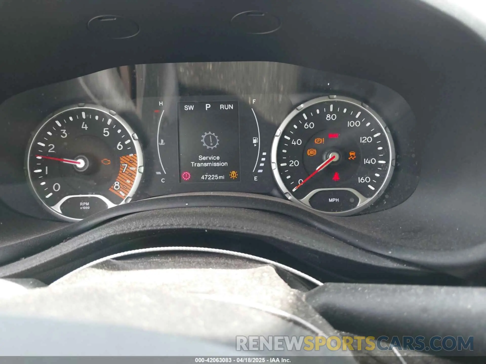 7 fotografías del automóvil dañado ZACNJAAB2LPM06219 JEEP RENEGADE 2020