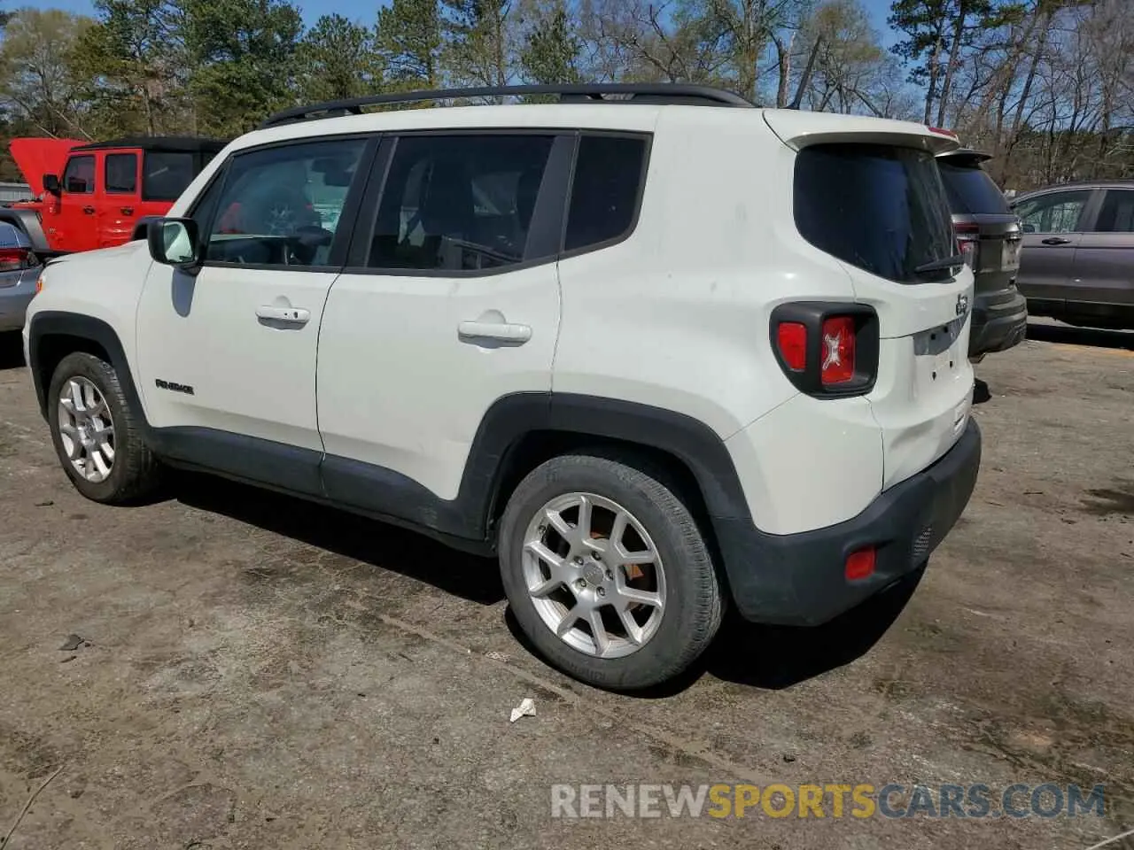 2 fotografías del automóvil dañado ZACNJAAB3LPK97981 JEEP RENEGADE 2020