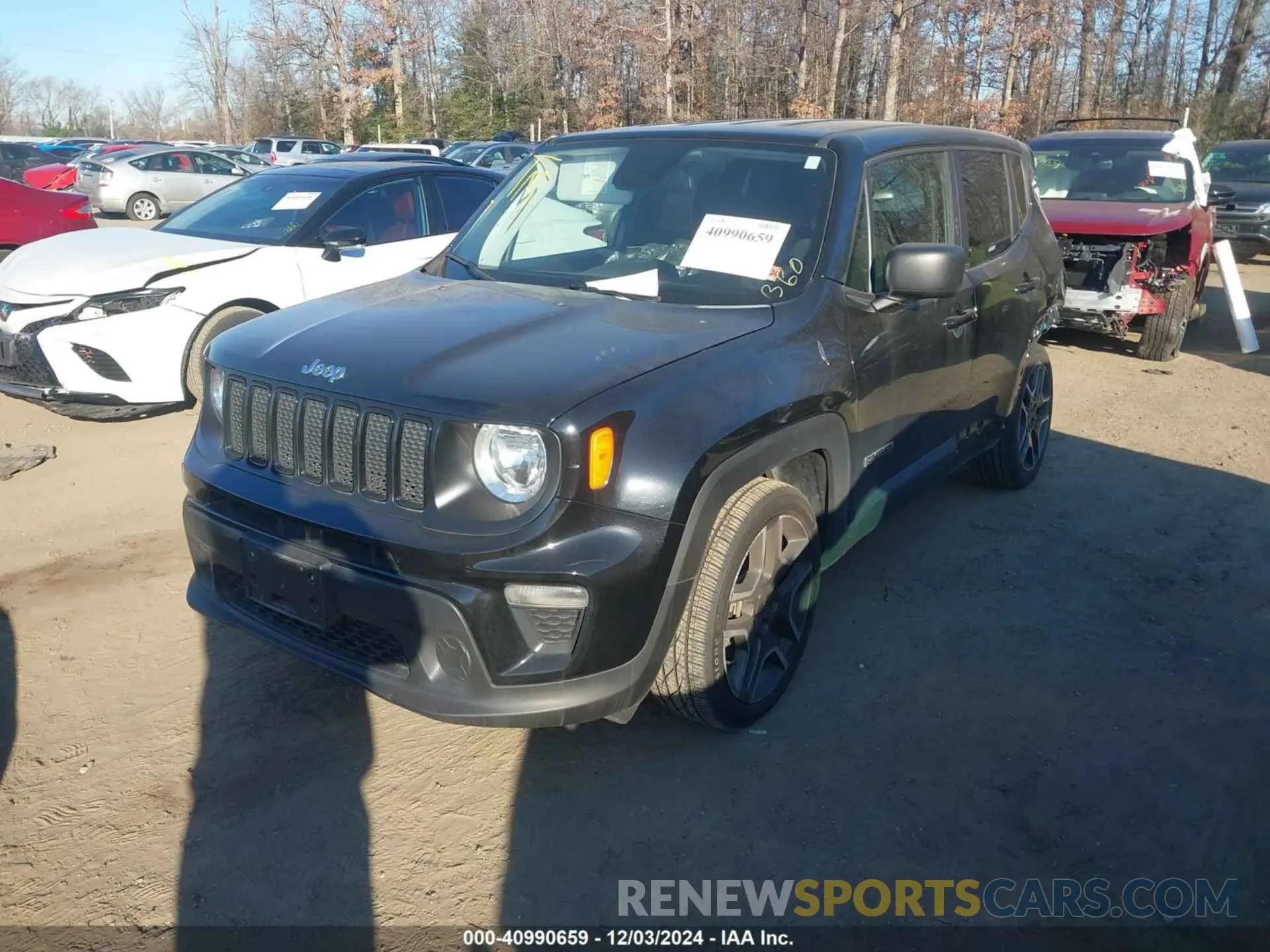 2 fotografías del automóvil dañado ZACNJAAB3LPL97434 JEEP RENEGADE 2020
