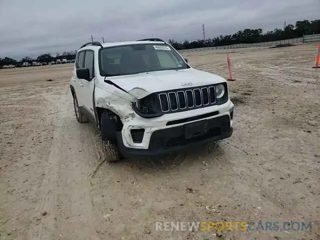 12 fotografías del automóvil dañado ZACNJAAB7LPK95117 JEEP RENEGADE 2020