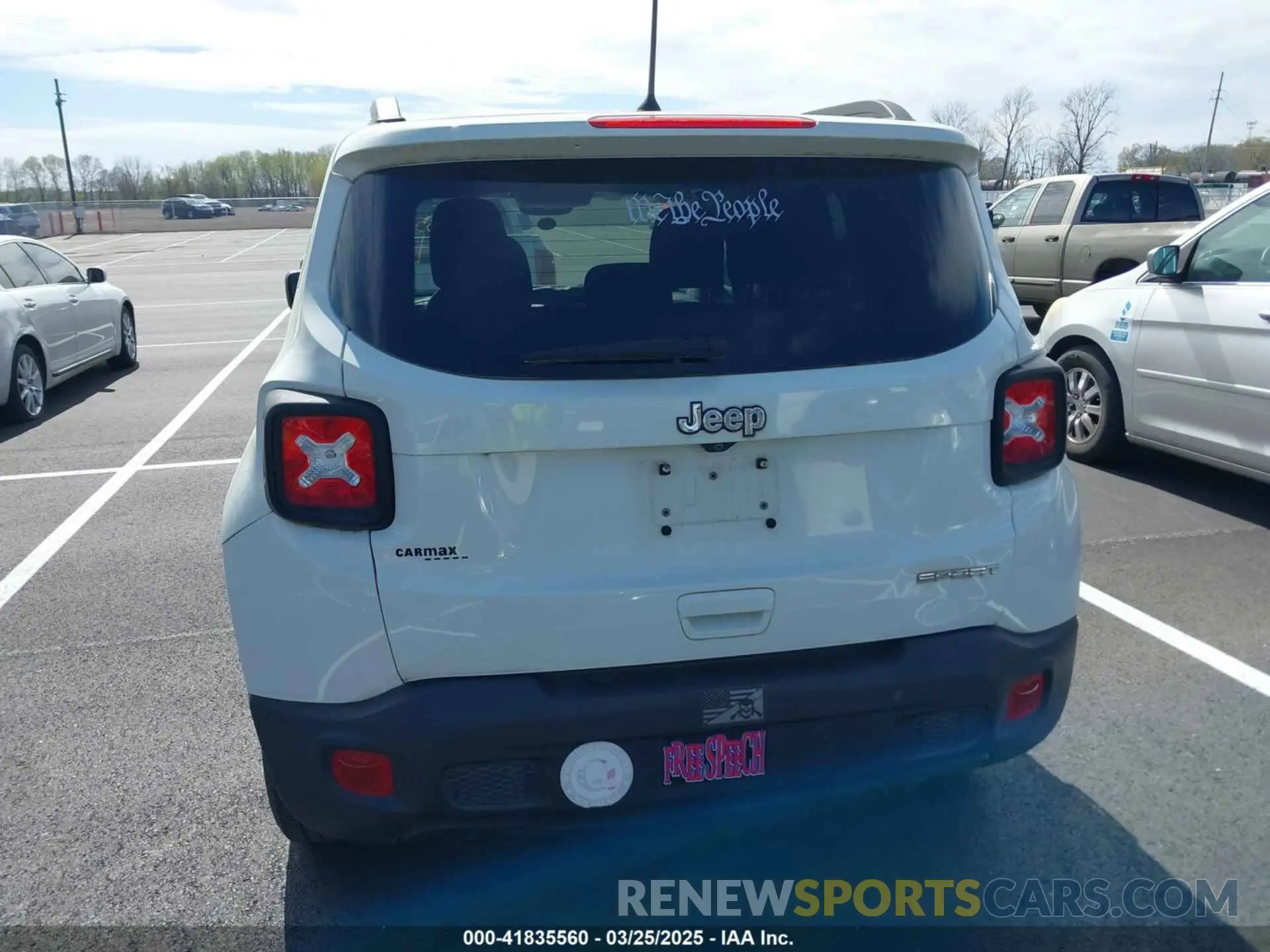15 fotografías del automóvil dañado ZACNJAAB8LPK96809 JEEP RENEGADE 2020