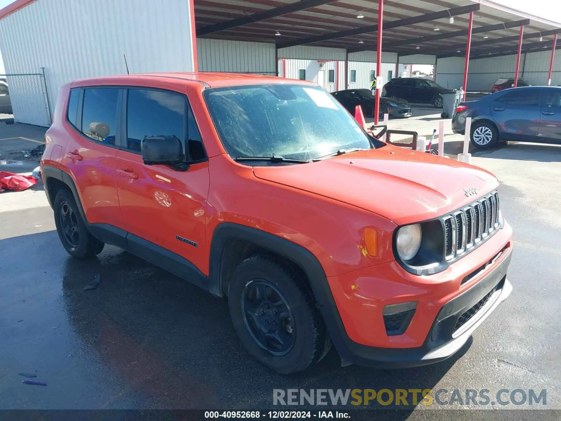 1 fotografías del automóvil dañado ZACNJAAB8LPL86428 JEEP RENEGADE 2020