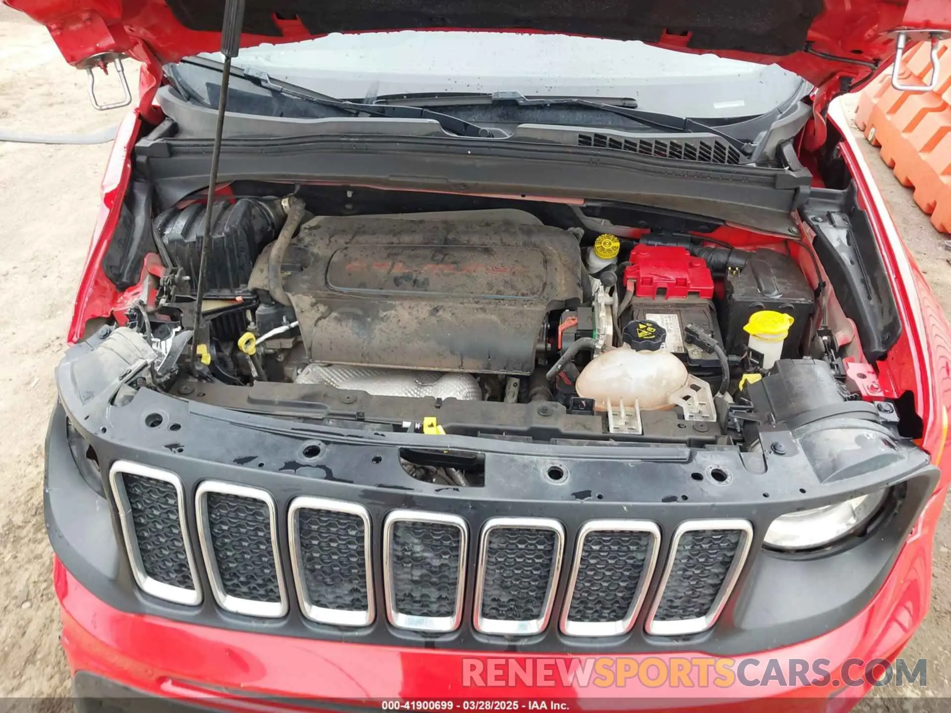 10 fotografías del automóvil dañado ZACNJAABXLPL52877 JEEP RENEGADE 2020