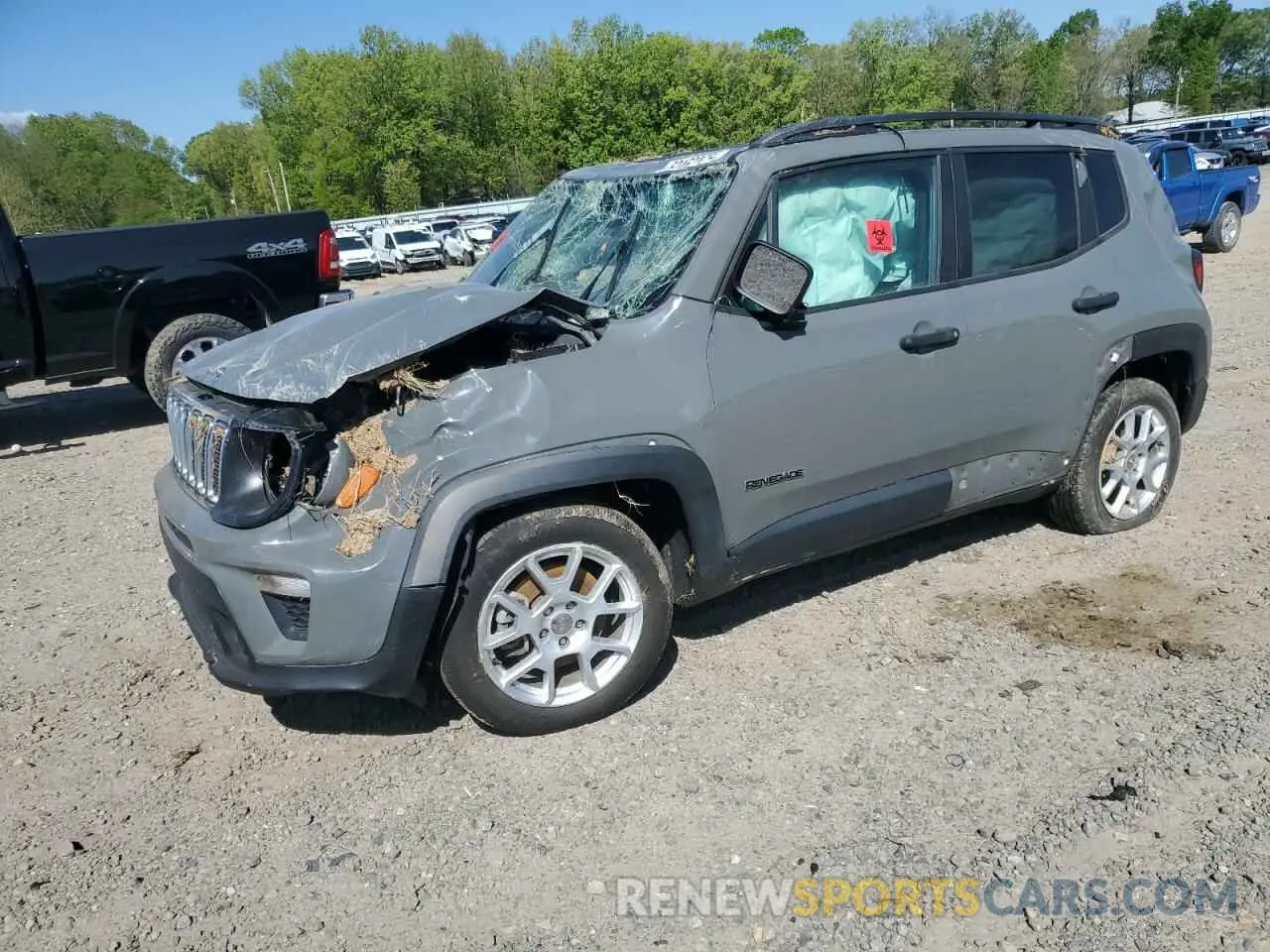 1 fotografías del automóvil dañado ZACNJAABXLPL86222 JEEP RENEGADE 2020