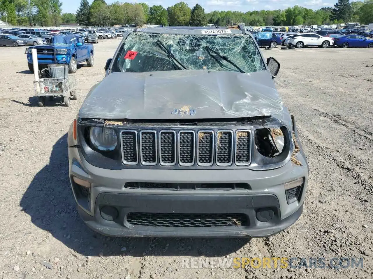 5 fotografías del automóvil dañado ZACNJAABXLPL86222 JEEP RENEGADE 2020