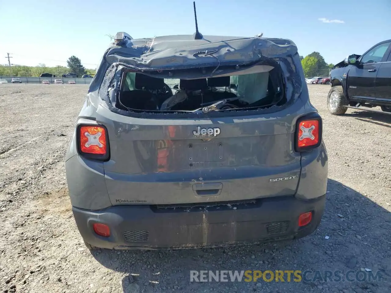6 fotografías del automóvil dañado ZACNJAABXLPL86222 JEEP RENEGADE 2020