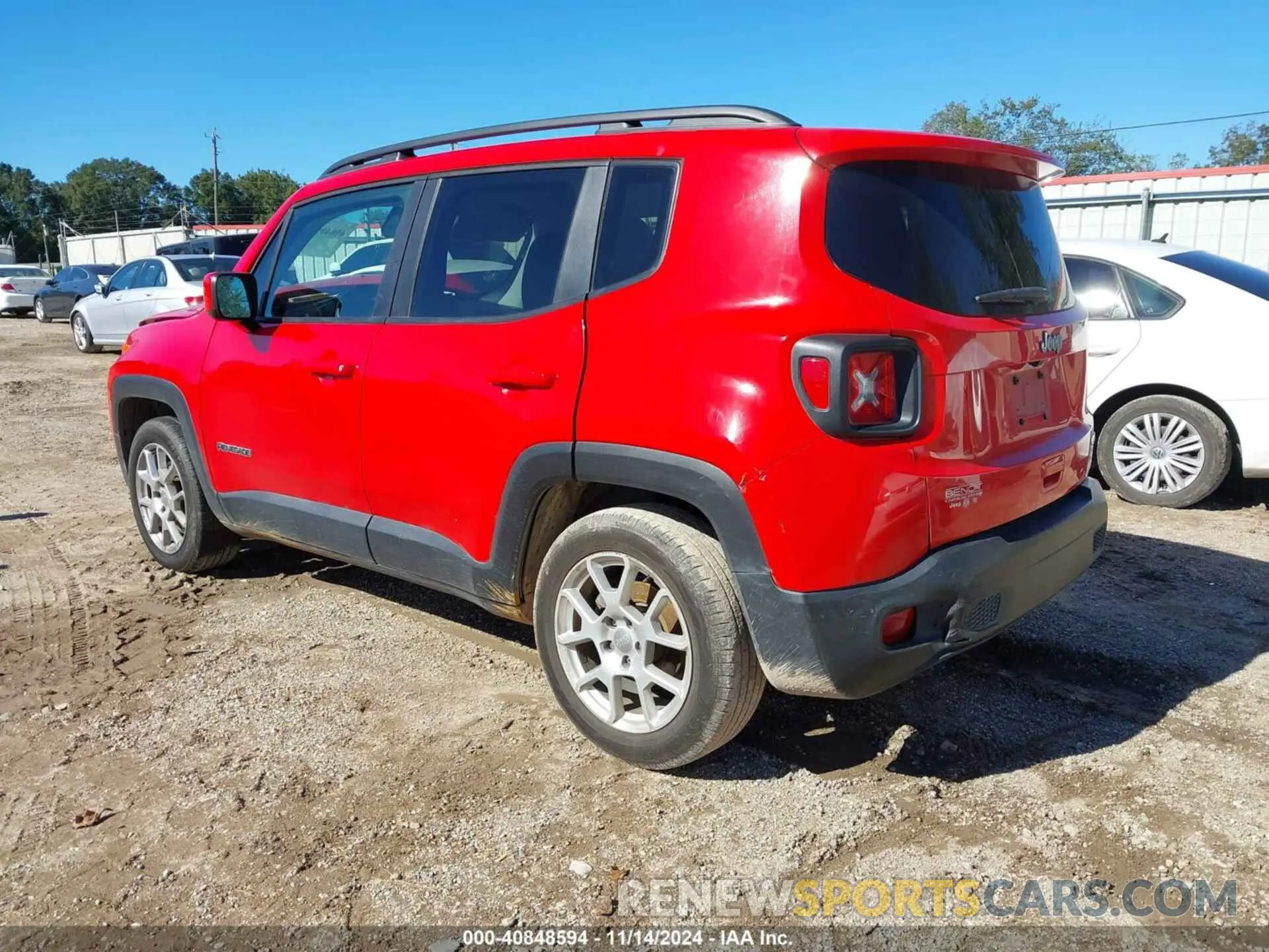 3 fotografías del automóvil dañado ZACNJABB0LPL21197 JEEP RENEGADE 2020