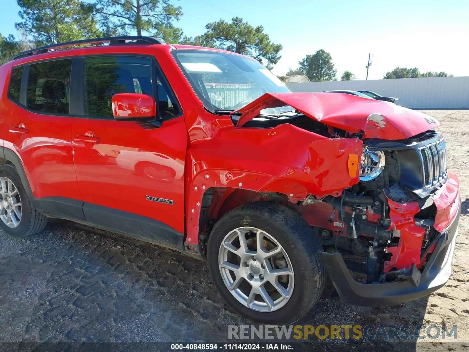 6 fotografías del automóvil dañado ZACNJABB0LPL21197 JEEP RENEGADE 2020