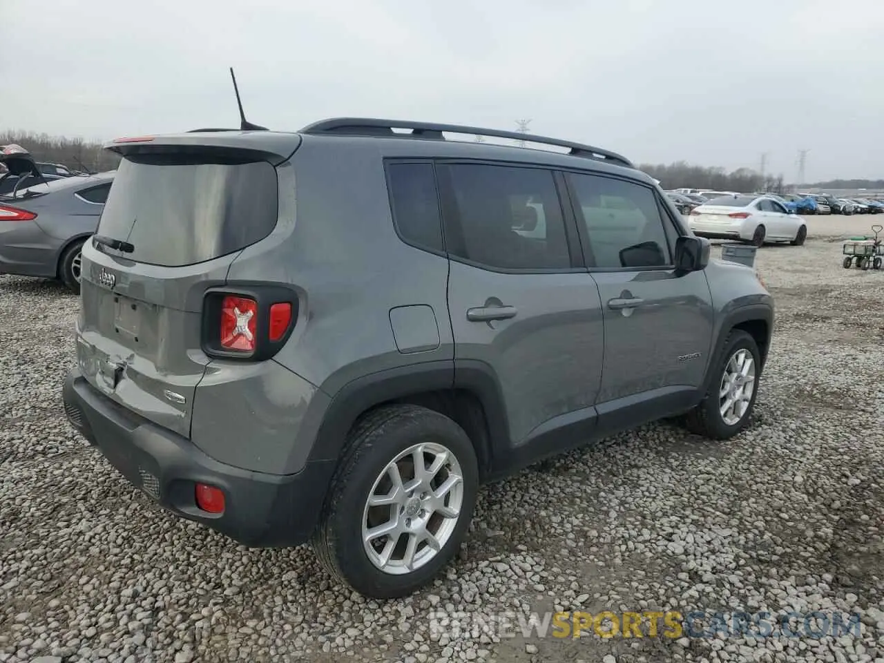 3 fotografías del automóvil dañado ZACNJABB0LPL50876 JEEP RENEGADE 2020