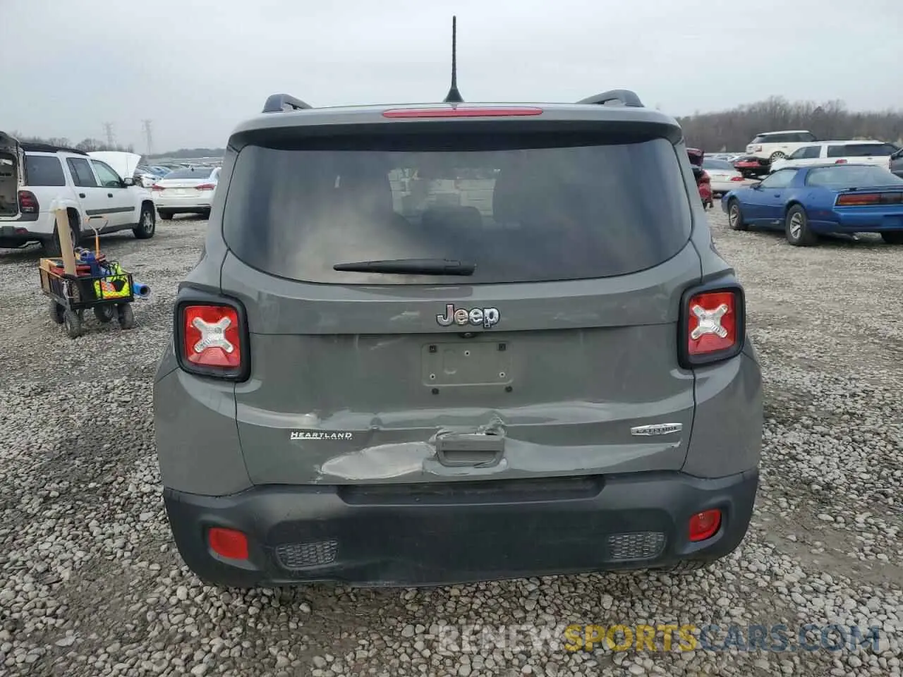 6 fotografías del automóvil dañado ZACNJABB0LPL50876 JEEP RENEGADE 2020