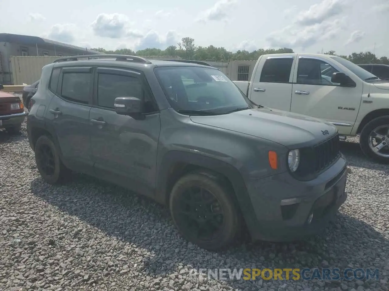 4 fotografías del automóvil dañado ZACNJABB0LPM02796 JEEP RENEGADE 2020