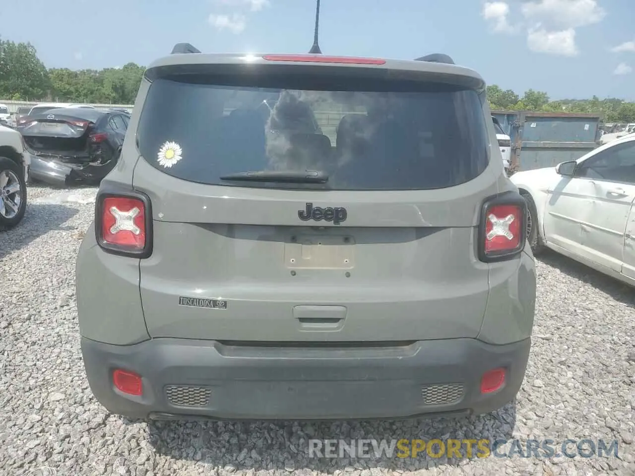 6 fotografías del automóvil dañado ZACNJABB0LPM02796 JEEP RENEGADE 2020