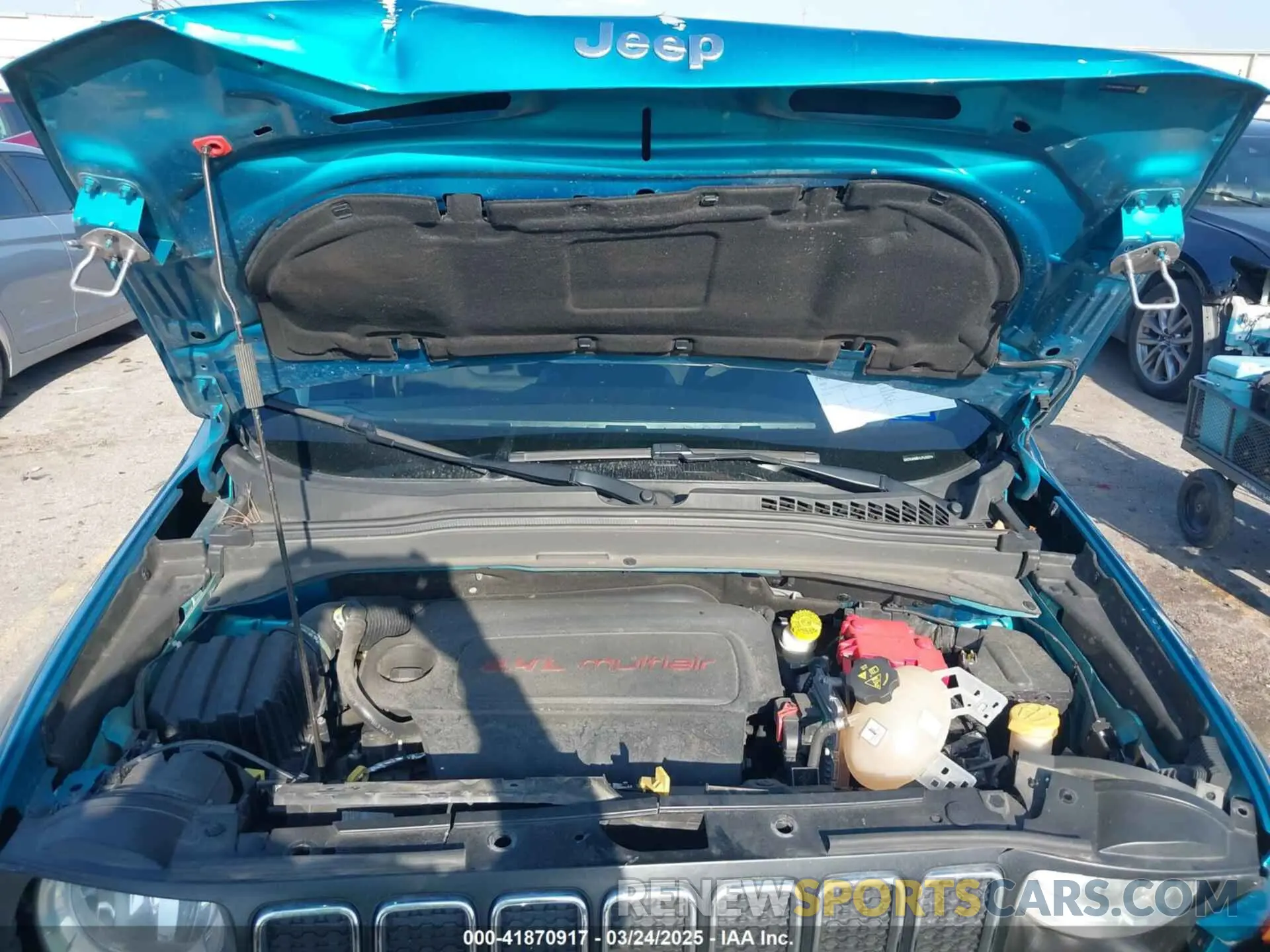 10 fotografías del automóvil dañado ZACNJABB1LPL03274 JEEP RENEGADE 2020