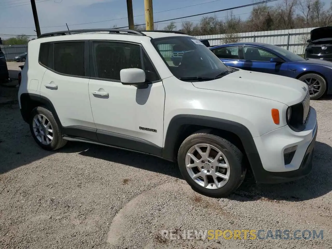 4 fotografías del automóvil dañado ZACNJABB1LPL42432 JEEP RENEGADE 2020