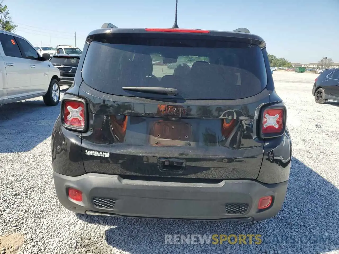 6 fotografías del automóvil dañado ZACNJABB1LPL87001 JEEP RENEGADE 2020