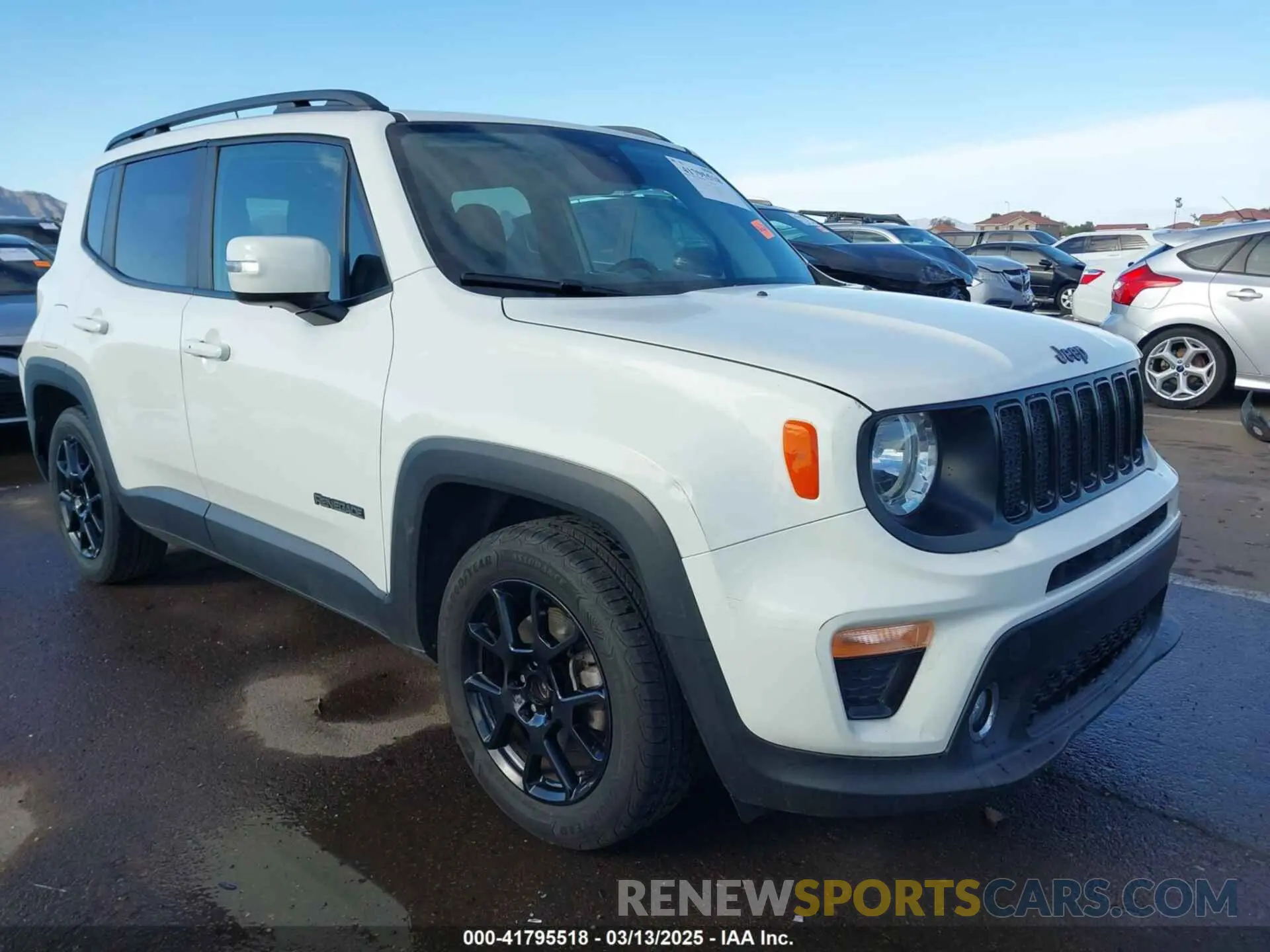 1 fotografías del automóvil dañado ZACNJABB2LPL28670 JEEP RENEGADE 2020