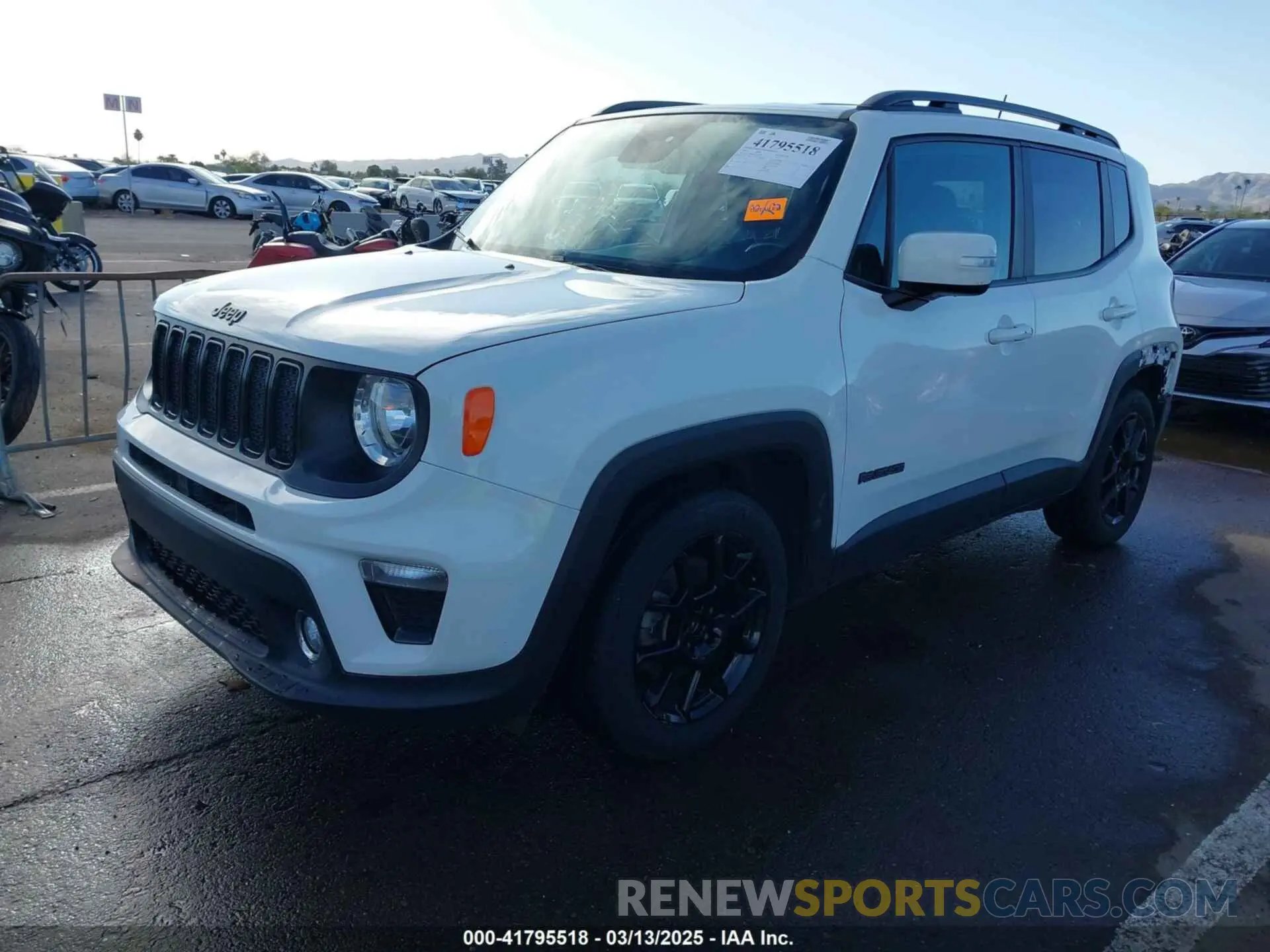 2 fotografías del automóvil dañado ZACNJABB2LPL28670 JEEP RENEGADE 2020